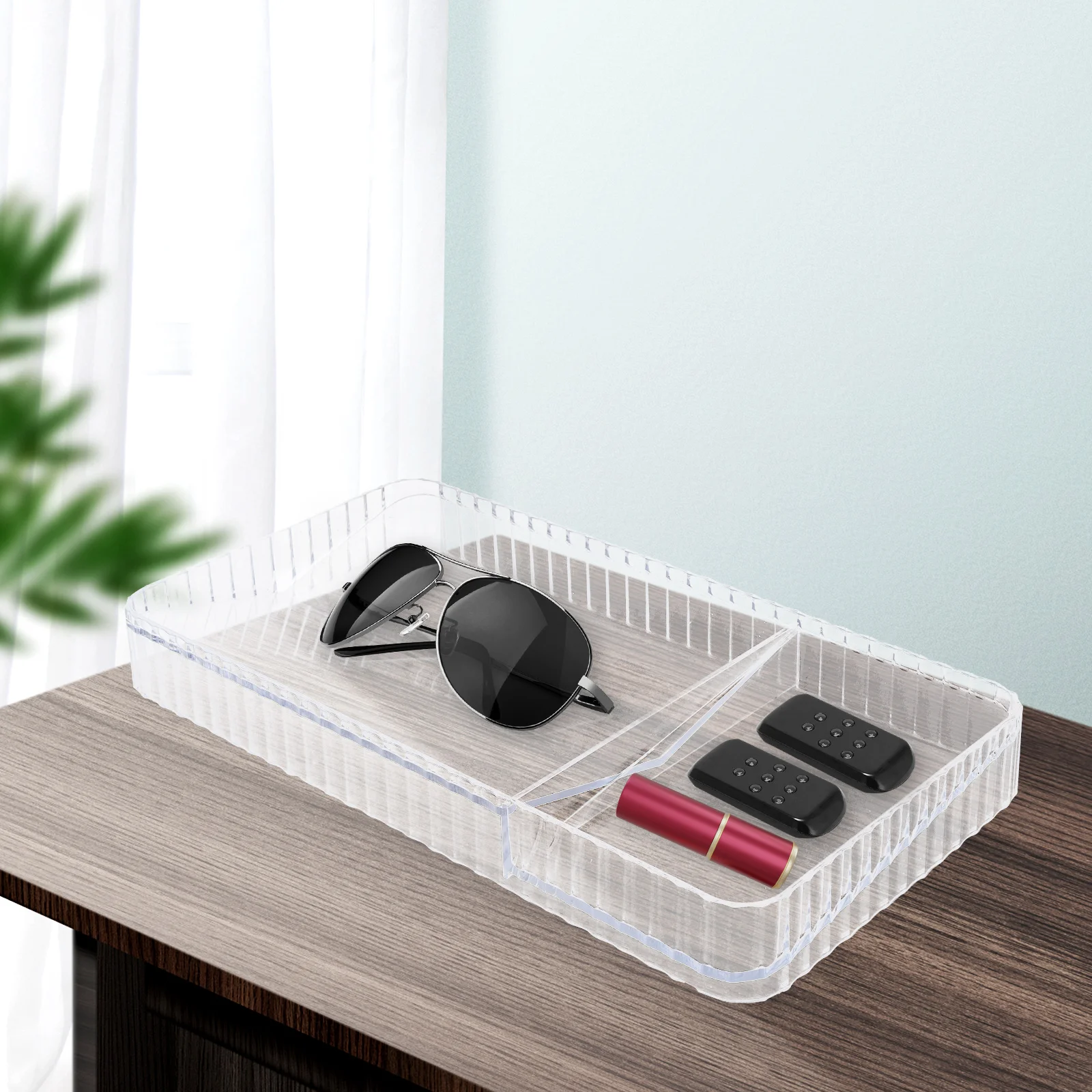 

Aesthetic Stationery Storage Tray Jewelry Stand Stationary Transparent Pp Holders