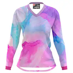 Female clothing road bike cycling jersey  long sleeve mtb enduro motorcycle moto jersey downhill  bicycle shirt