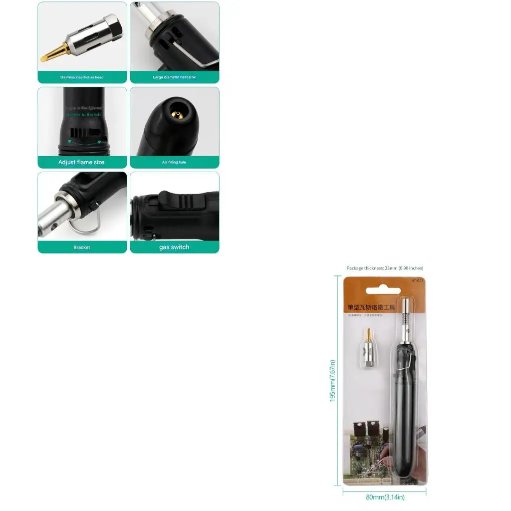 Ergonomic Gas Operated Soldering Pen With Safety Grip For Easy Handling high quality