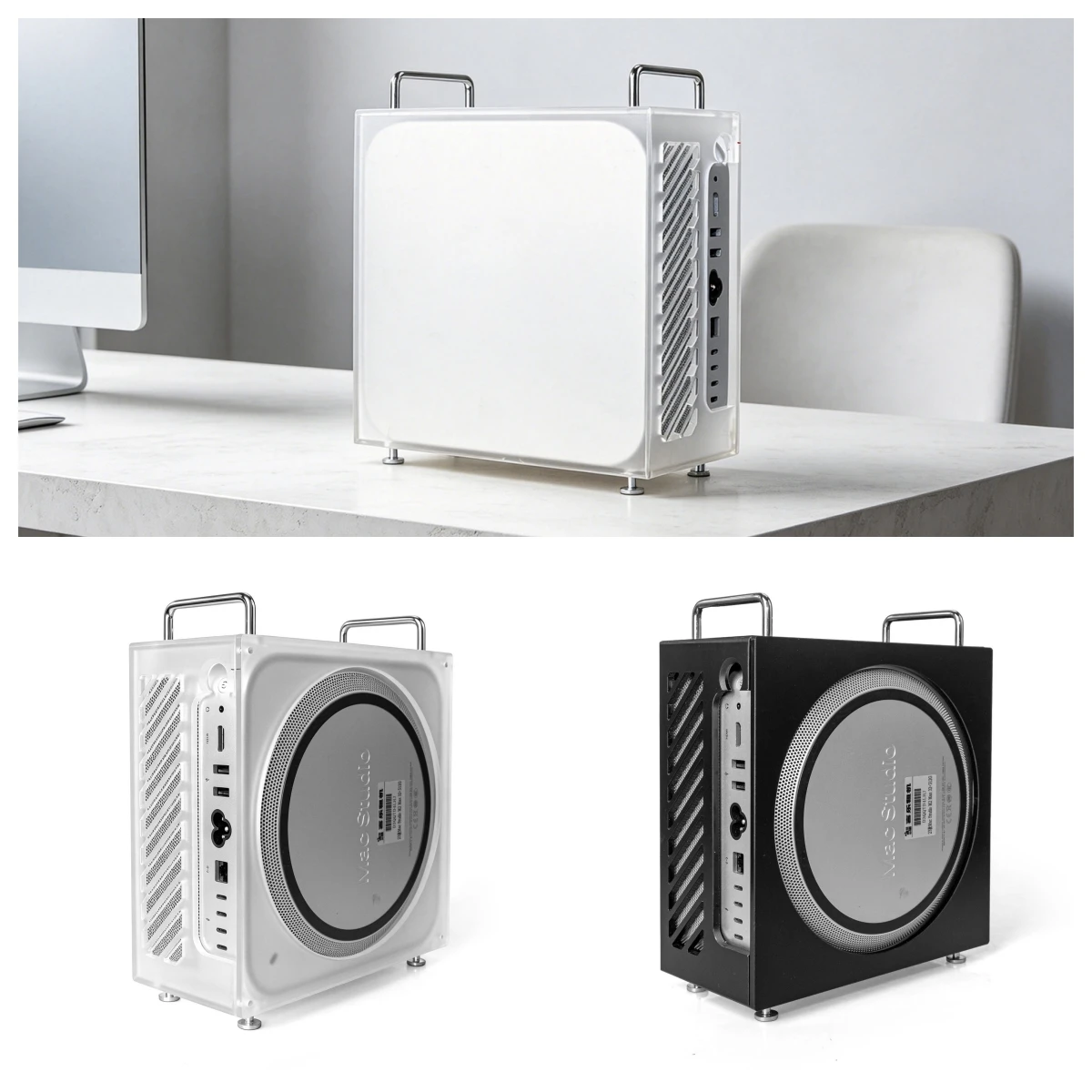 High-End Custom Acrylic Protective Case for Mac Studio M1/M2/M4 Ultra