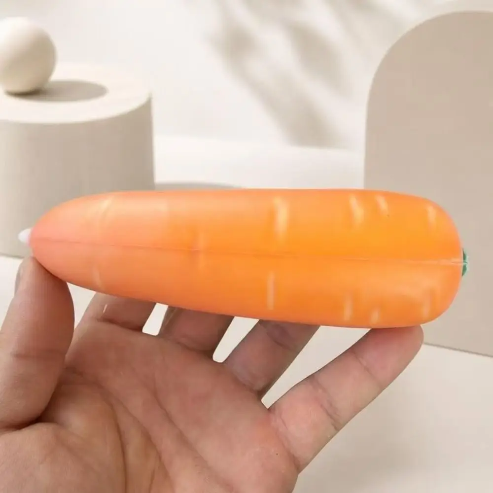 Wax Coating Carrot Squeeze Sound Crispy Anxiety Relief Corn Fidget Kneading Hand Relax Sensory Stress Office Desk