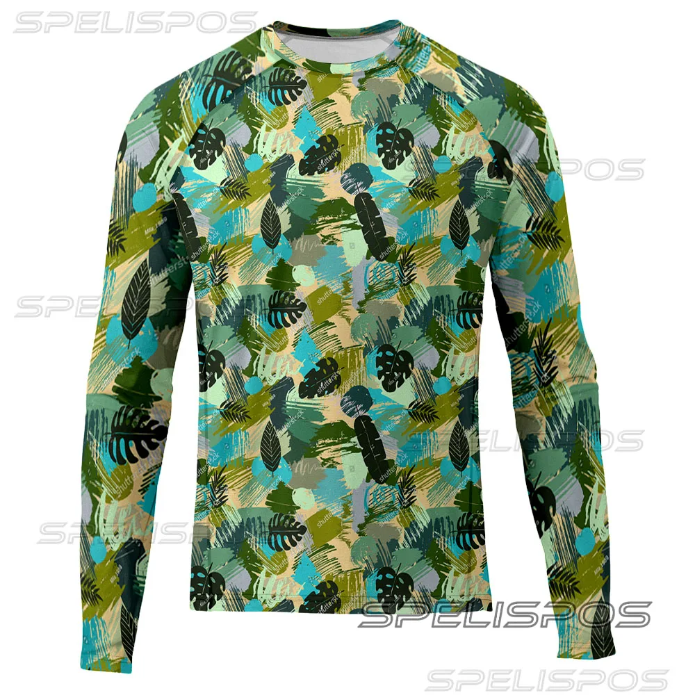 

SPELISPOS Latest Fishing Shirts Quick-drying Long Sleeved Tops Summer Fish T-shirts Outdoor UPF 50+ Sunscreen Breathable Jerseys