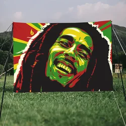 Singer Reggae Bob Marleys flag College Bedroom Living Room Home Dorm Decor Funny Tapestry Garage Bar Wall Club Banner