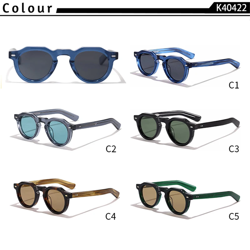 CATERSIDE Acetat-Sonnenbrille für Herren, polarisiert, kleiner Rahmen, hochwertige Sonnenbrille für Damen, Party, Reisen, Outdoor-Brille – Detail 3