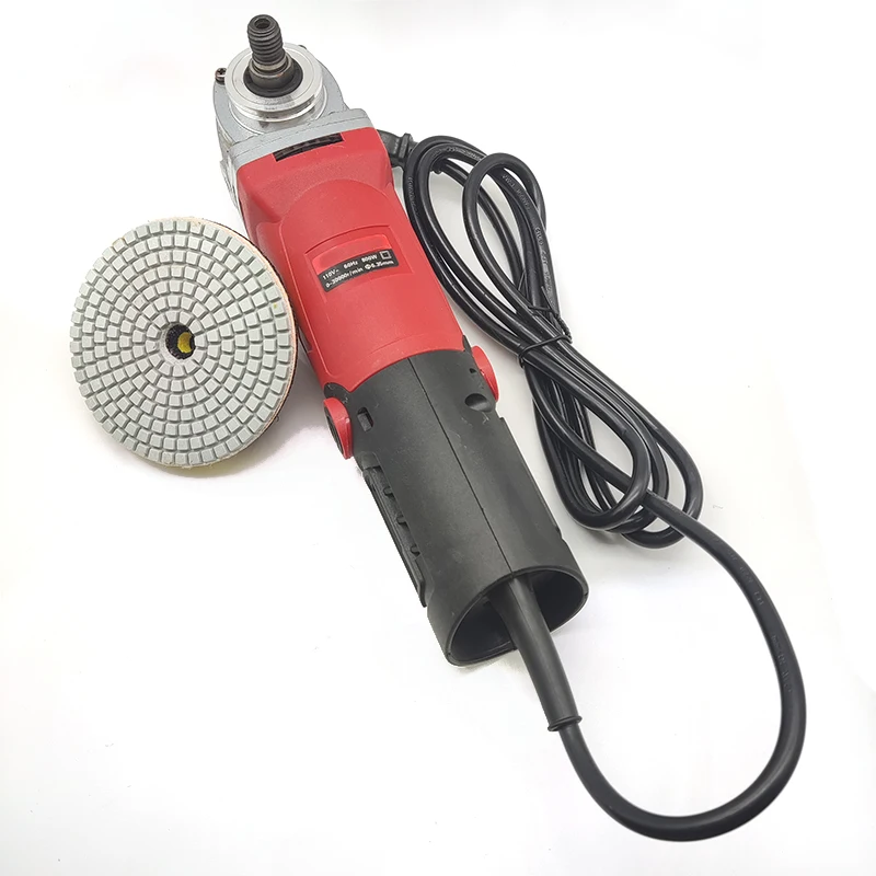 Small marble polishing machine cement floor polishing angle grinder multifunctional power tool