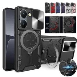 Protective Cover For VIVO Y03 Y02 Y17S Y19S Y27 5G Y36 Y22S Y18 Y28S Y28 Case Stand Lens Protection Shockproof Funda Coque Capa