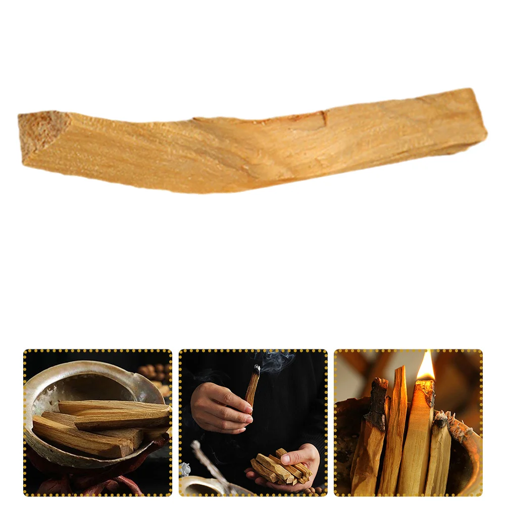 10 Pcs Holy Wood Incense Wooden Stick Smudging Burning Sticks Cleansing Fragrance Woody