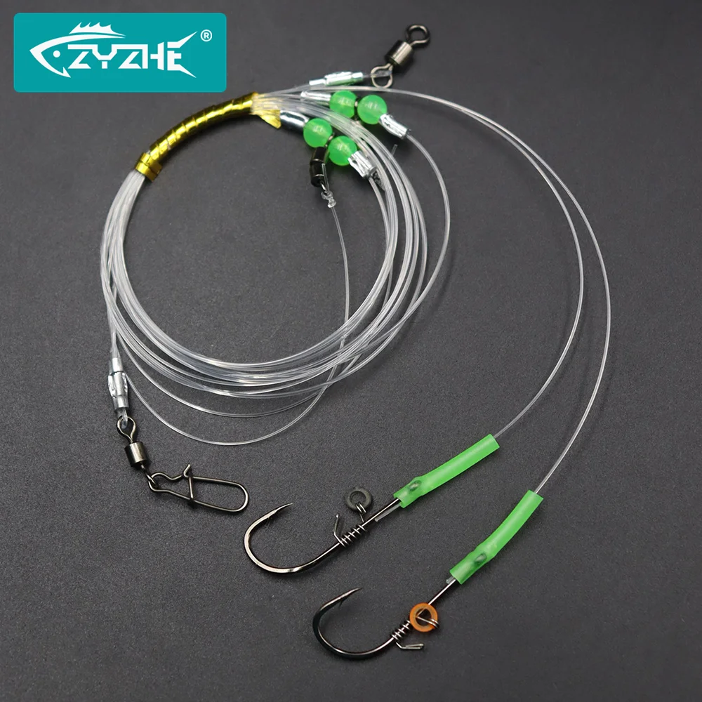 Fishing Belt - ZYZHE 1/3/5pcs Fishing Rigs With Double