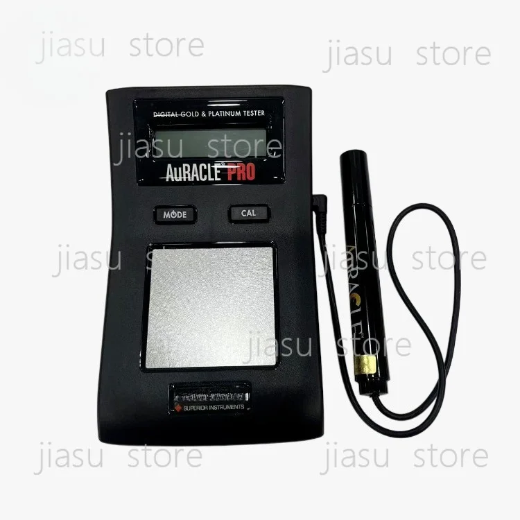 Portable Black AuRACLE PRO Gold Tester One-Button Test Jewelry Tools for Test Sample Quality and Purity