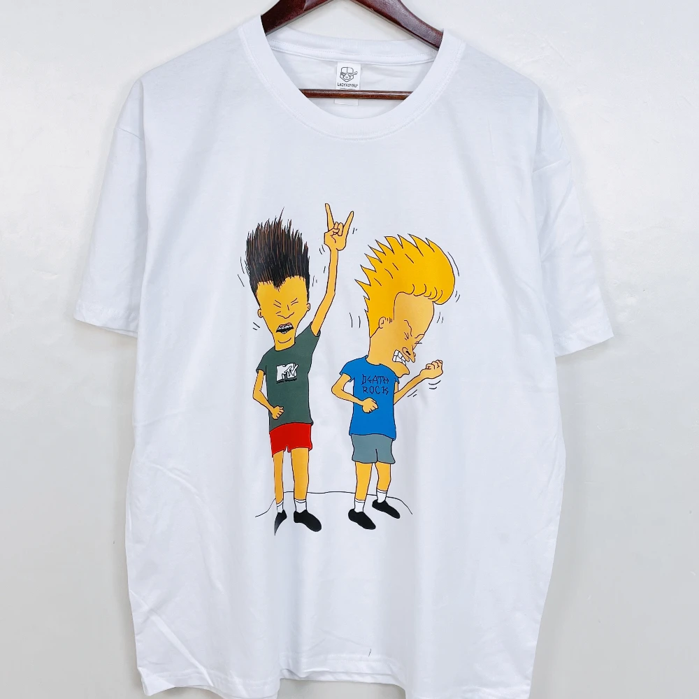 Beavis Butthead Vintage Cotton T-shirt Tops Unisex New Fashion Cotton Men TShirt New Tee Tshirts Womens Tops Summer Short Sleeve view 2
