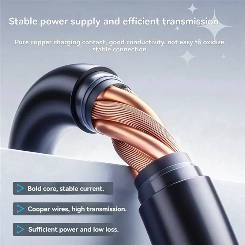 [NEW!】 Dual-Head Magnetic Charging Cable 2-Pin 2.5Mm-8Mm Distance Support 1-To-2 Splitter For Smart AI Bluetooth Glasses