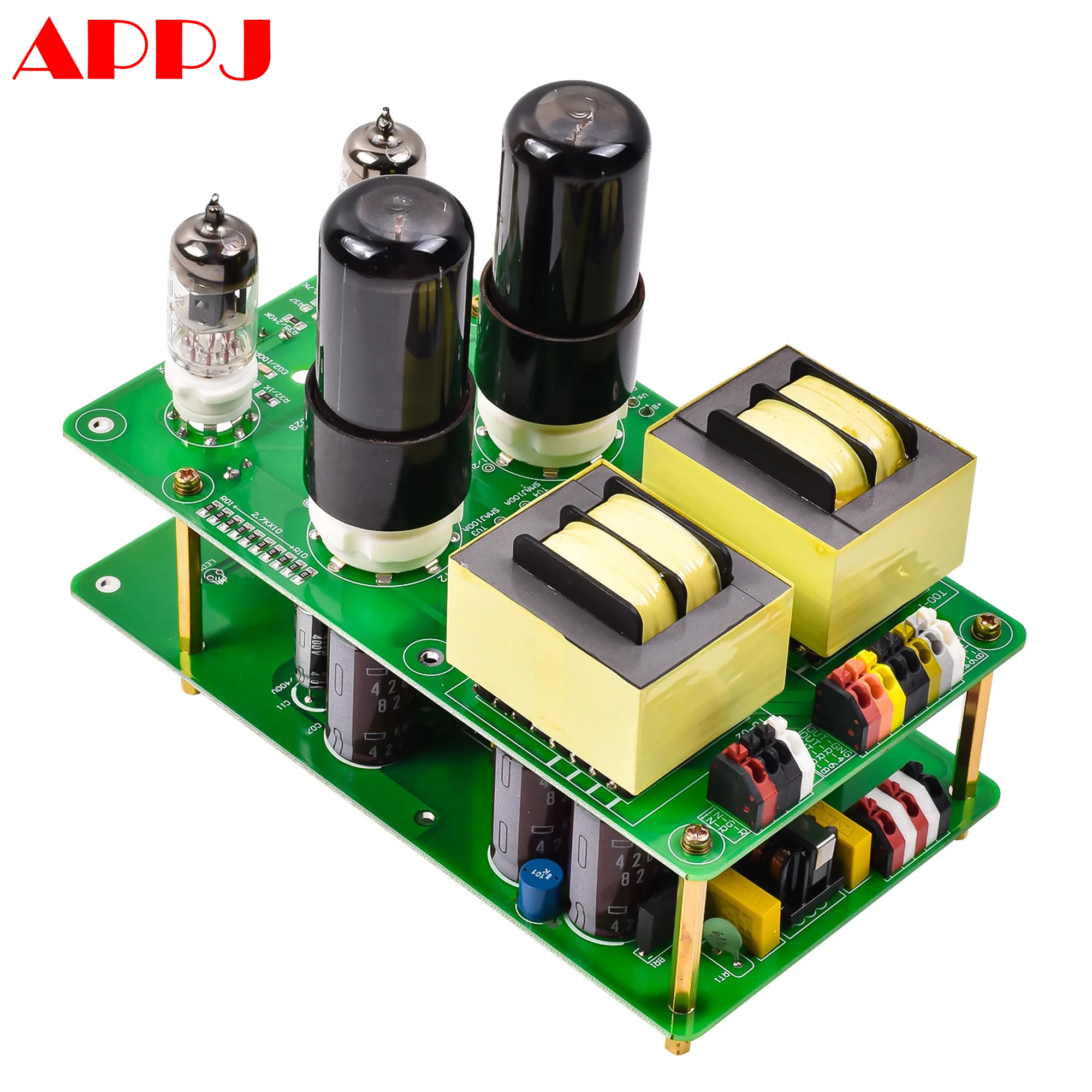 1set APPJ Single End 6J1+6P6P Vacuum Tube Amplifier Kit DIY Board Class A Power AMP Hifi Vintage Sound Improve