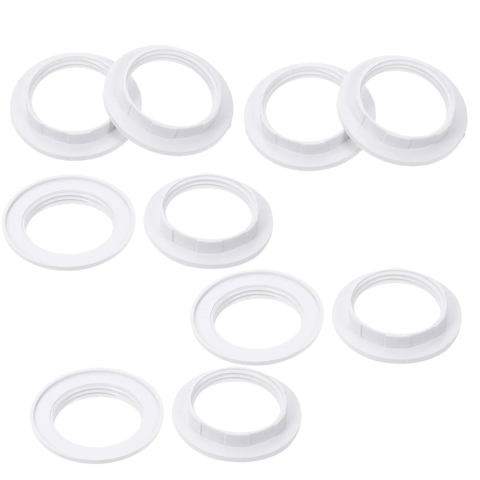 10 Pcs Lamp Holder Fixing Ring Socket Light Circle Adapter Plastic Stand Fixator