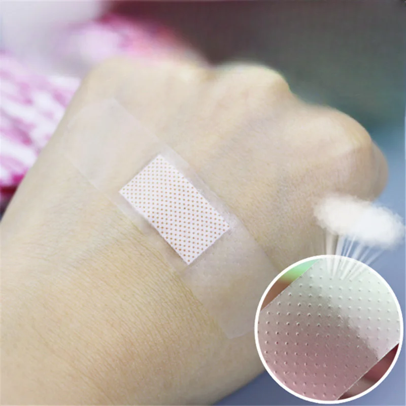 

160pcs/set Transparent Band Aid Skin Patches Waterproof Wound Dressing Plaster Medical First Aid Adhesive Bandages Strips