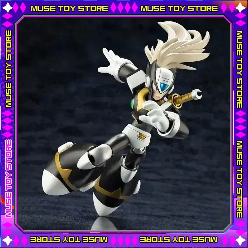 ของแท้ Kotobukiya ROCKMAN Black Zero อะนิเมะ Action Figure PVC 1/12 ตุ๊กตารุ่นสะสมรูปปั้นเครื่องประดับของขวัญ