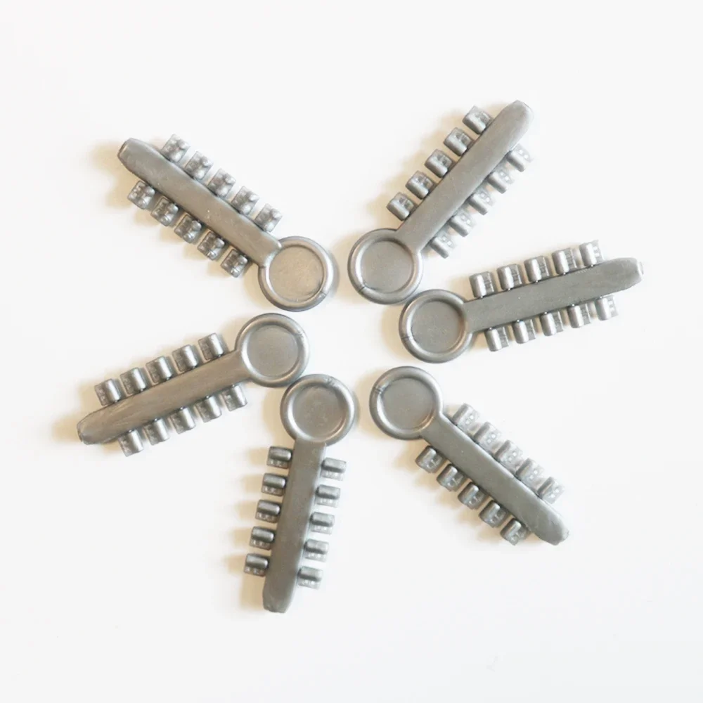 10Sticks 100Pcs Dental Ortho Rotation Wedges Elastic Rubber Bands Braces  Rotary Torsion Pad For Brackets