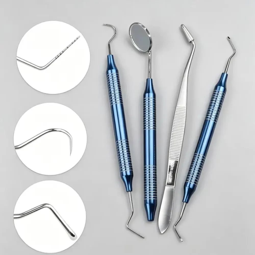 

Dental Explorer Probe Kit with Tartar Scraper – Professional Teeth Cleaning Tool Set