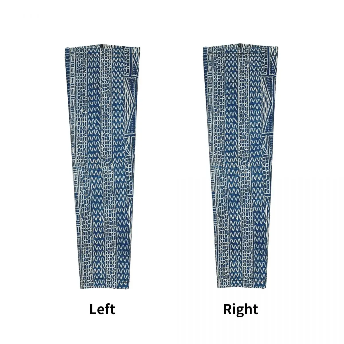 カメルーン西アフリカ産テキスタイル アウトドアアームスリーブ 日焼け止めUVカットカバー 夏用サイクリングタトゥースリーブ