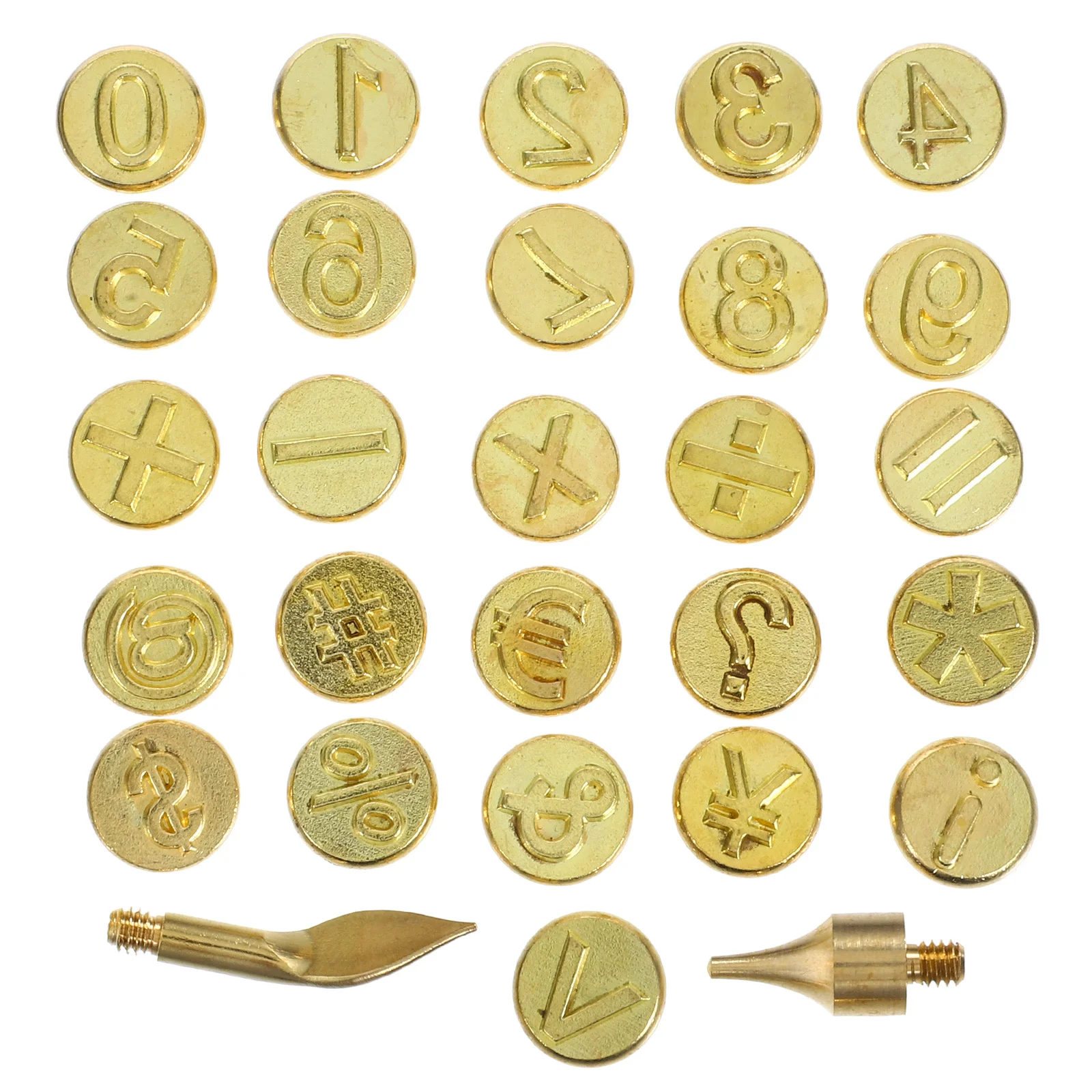 1 set 1 Set Letters Copper Wood Burning Pen Tips For Diy Pyrography Soldering Iron Tip Woodworking Pyrography Tool Carving Tool