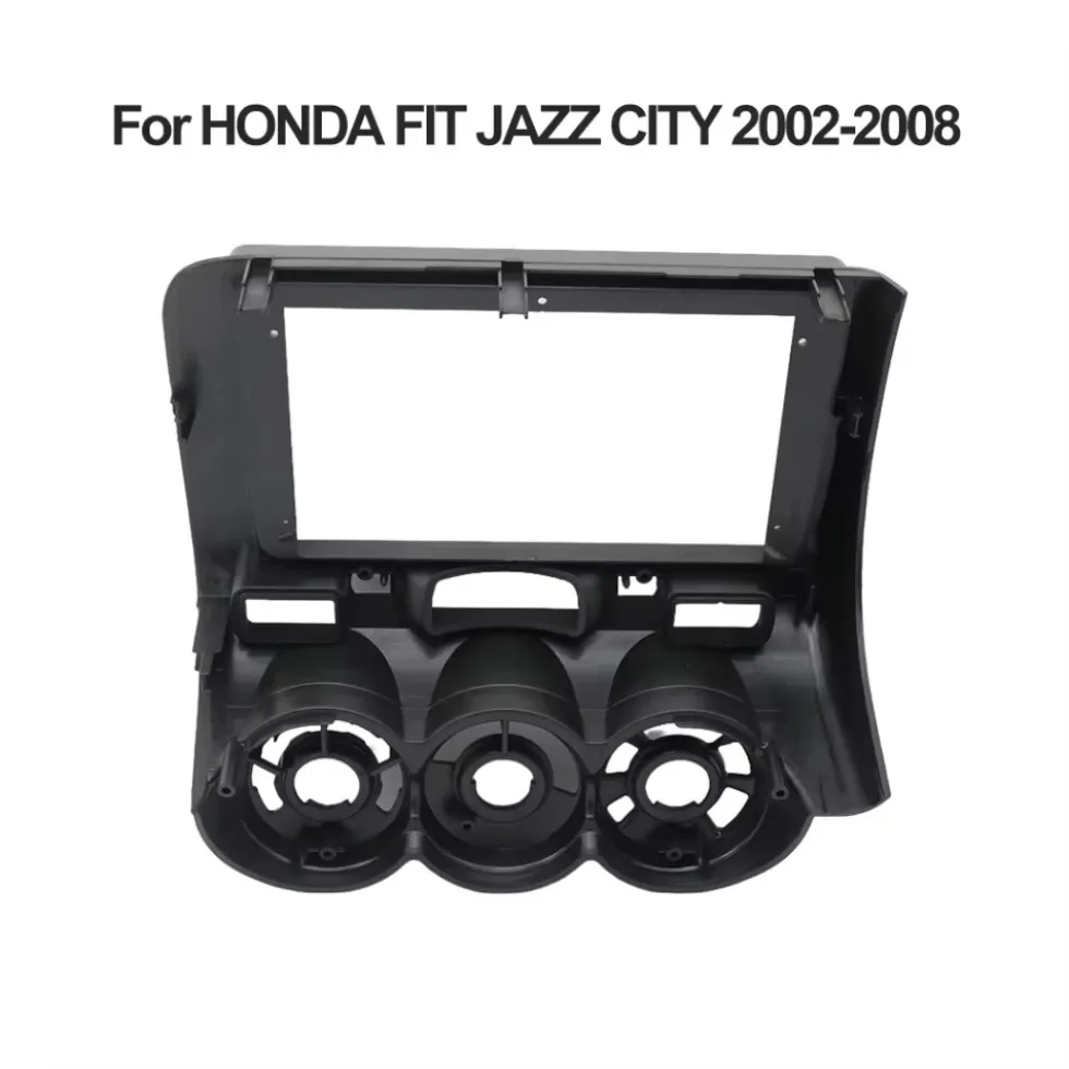 9 Inch Car Radio Fascia Frame Cable for HONDA FIT JAZZ CITY 2002-2008 Stereo Android Dashboard Kit Face Plate Frame Fascias