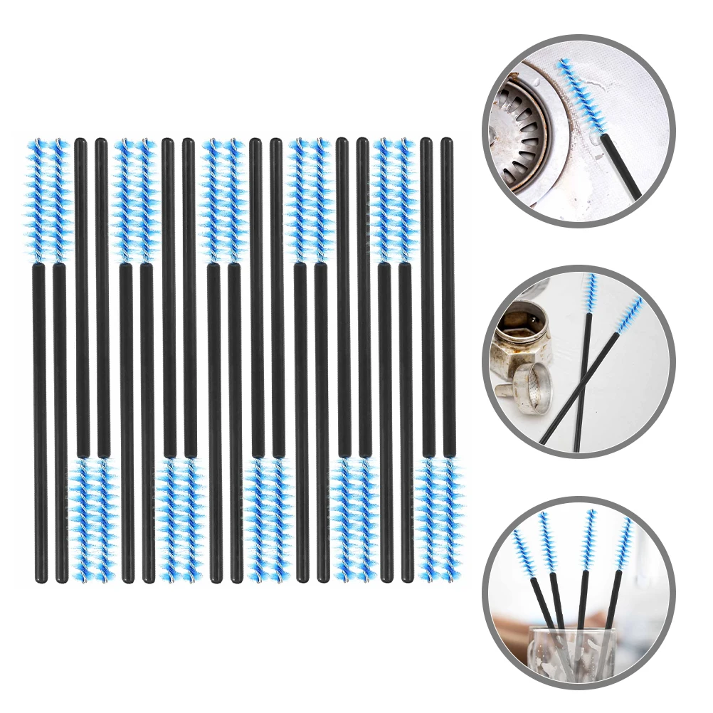 

100 Pcs Cleaning Brush Hummingbird Kit Small Nylon to Feed Feeder Blue Brushes for
