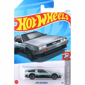 Hot Wheels car toys for boys, self -model present, DMC, Delorean, Posche 911, Rallye, Lamborghini, Huracan, Anime Auto Model, Case 2024 N 8 Main Sales Cars Hot Wheels - №3