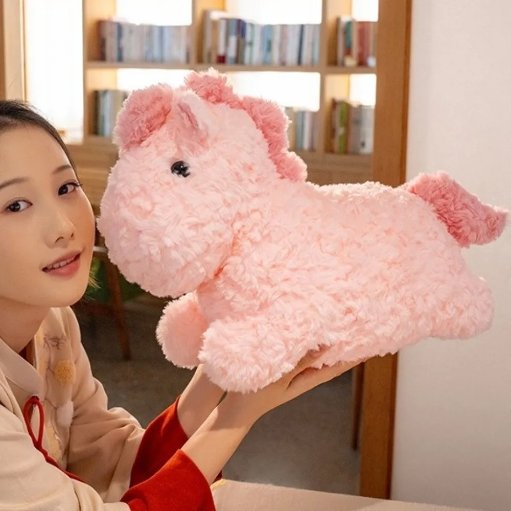 السنة الجديدة التميمة لينة الحصان PP القطن ملء التميمة الكرتون الحصان Kawaii رقيق زودياك المهر الأطفال هدية #2