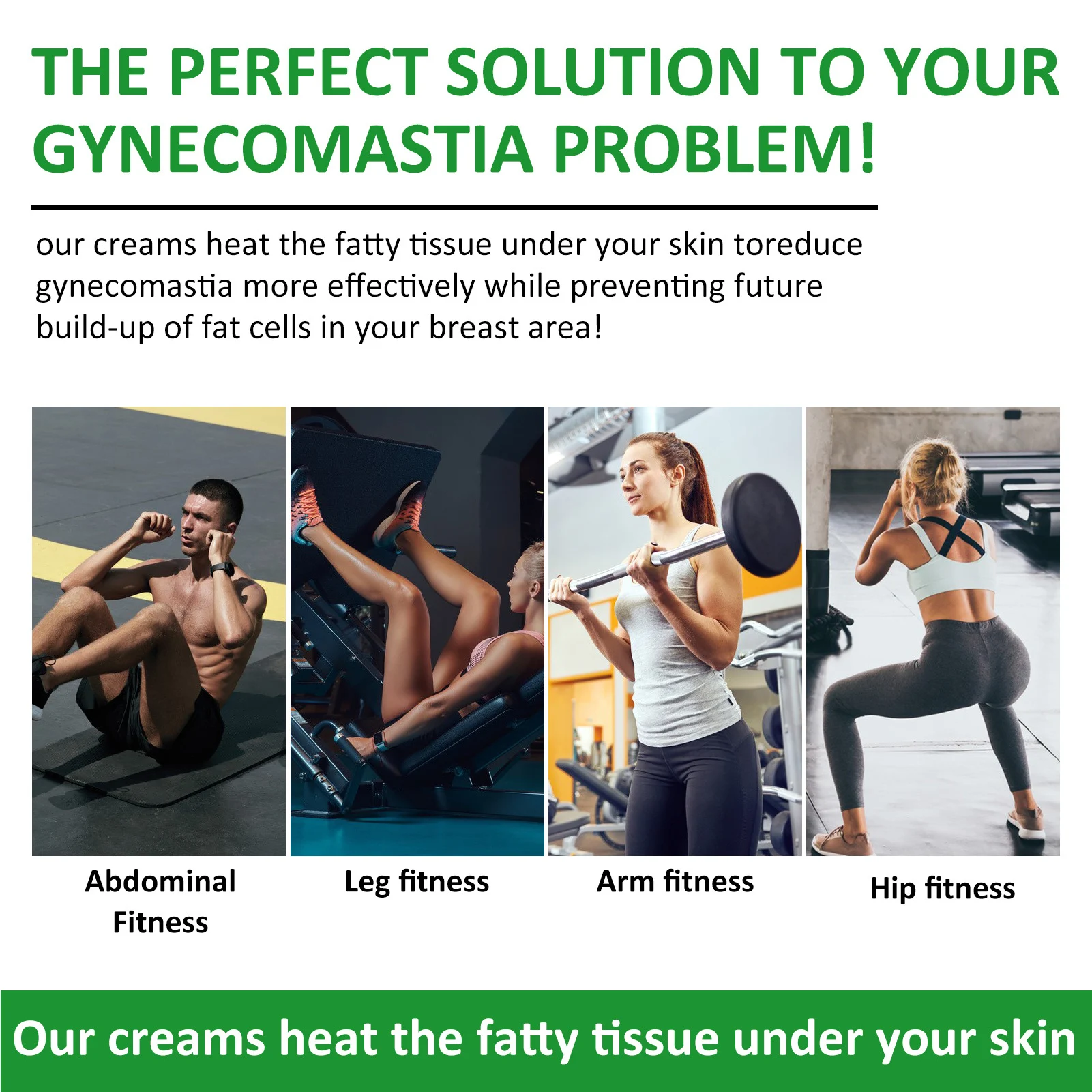 Gynecomastia Tightening Ginger Cream Male Chest Firming Cream Ginger Skin Tightening Cream Body Gel For Men Women