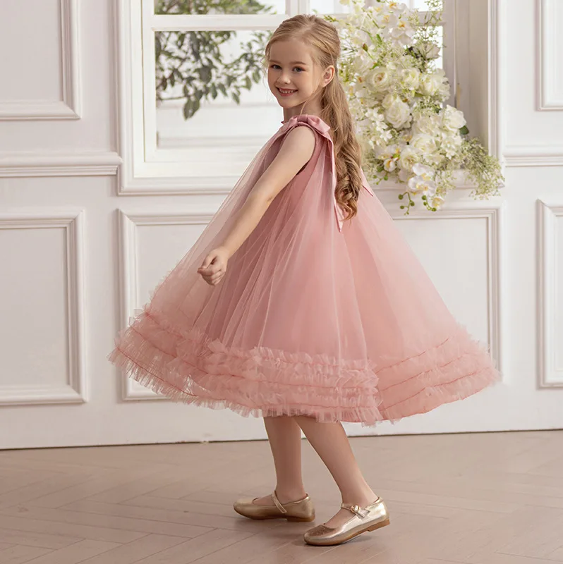 Girls' Summer New Princess Series Multi Color Puff Skirt Light and Blooming Elegant Choice for Birthday Parties
