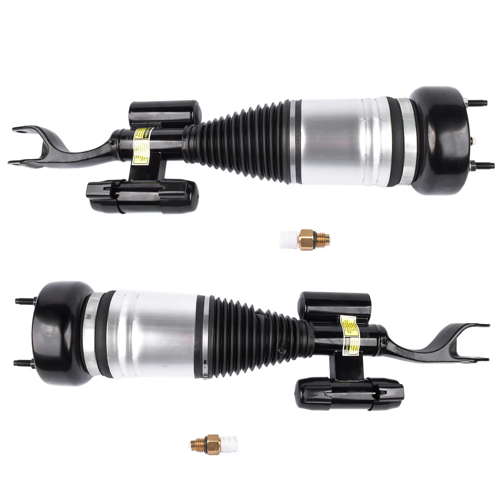 Pair Front Air Suspension Shock Struts For Mercedes W205 S205 C205 AWD 2013-2022