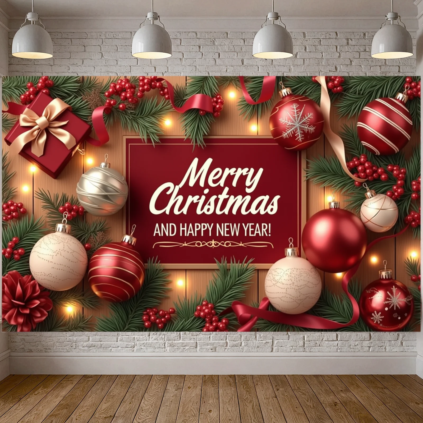 Photography Of The Year 2025 - Merry Christmas Banner Christmas Home Decoraton