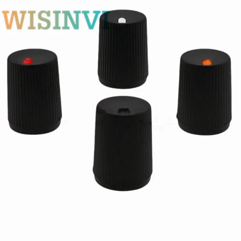 10pcs Plastic flower Shaped potentiometer Encoder knob cap Audio Amplifier knob Diameter 13mm height 19mm Inner Hole 6MM