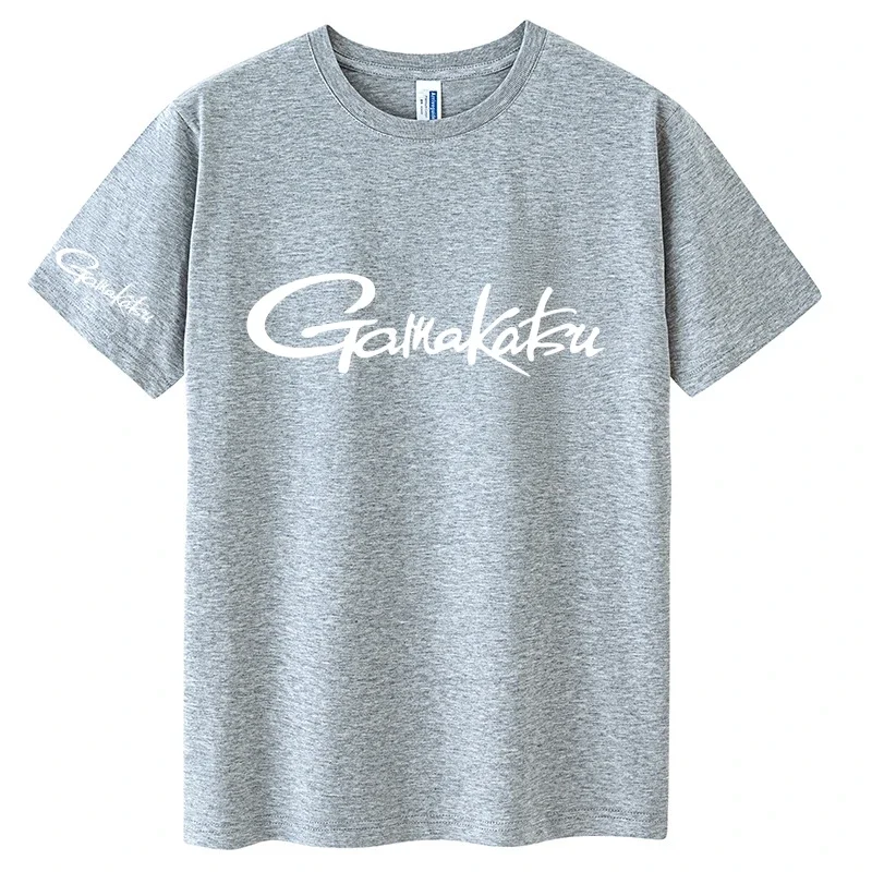 Love Fishing Gamakatsu T-Shirt Love Fish Outdoors Herren Neue Marke 100% Baumwolle Hochwertiger Druck Sommer Kurzarm T-Shirt – Detail 5
