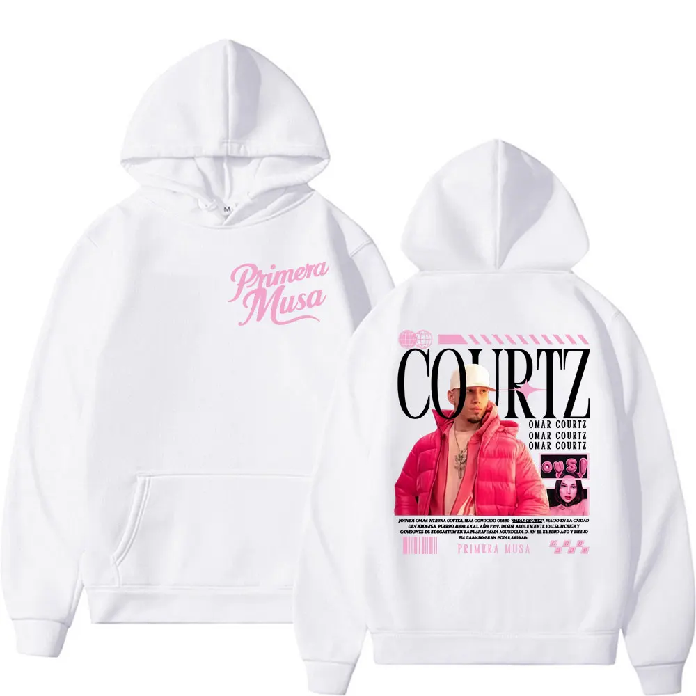 مغني الراب عمر كورتز بريميرا موسى جولة هوديي الرجال النساء الملابس أزياء خمر الشارع الشهير هوديس بلوزات عارضة طويلة الأكمام #6