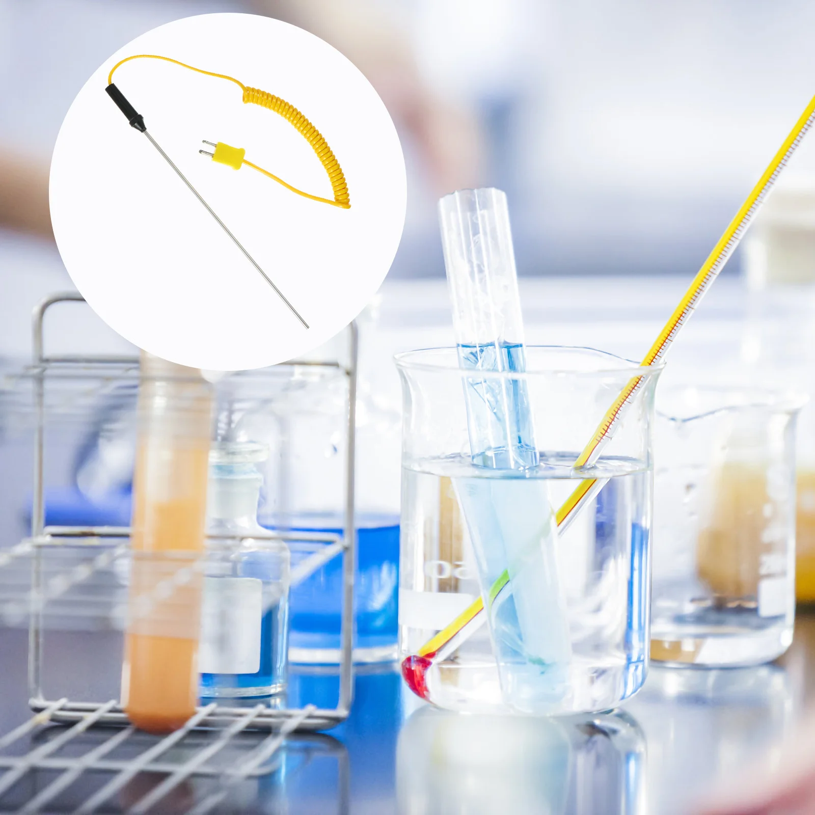 K-Type Thermocouple Stainless Steel Probe Temperature Sensor for Digital Thermometer Industrial Engine Exhaust Measurement