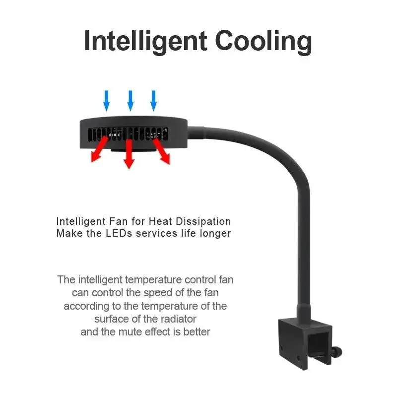الأطياف أكوا نايت V2 التحكم باللمس 36 واط الطيف الكامل المدمج في الموقت البحرية المرجان الشعاب المرجانية المياه المالحة خزان الأسماك حوض السمك مصباح ليد #5