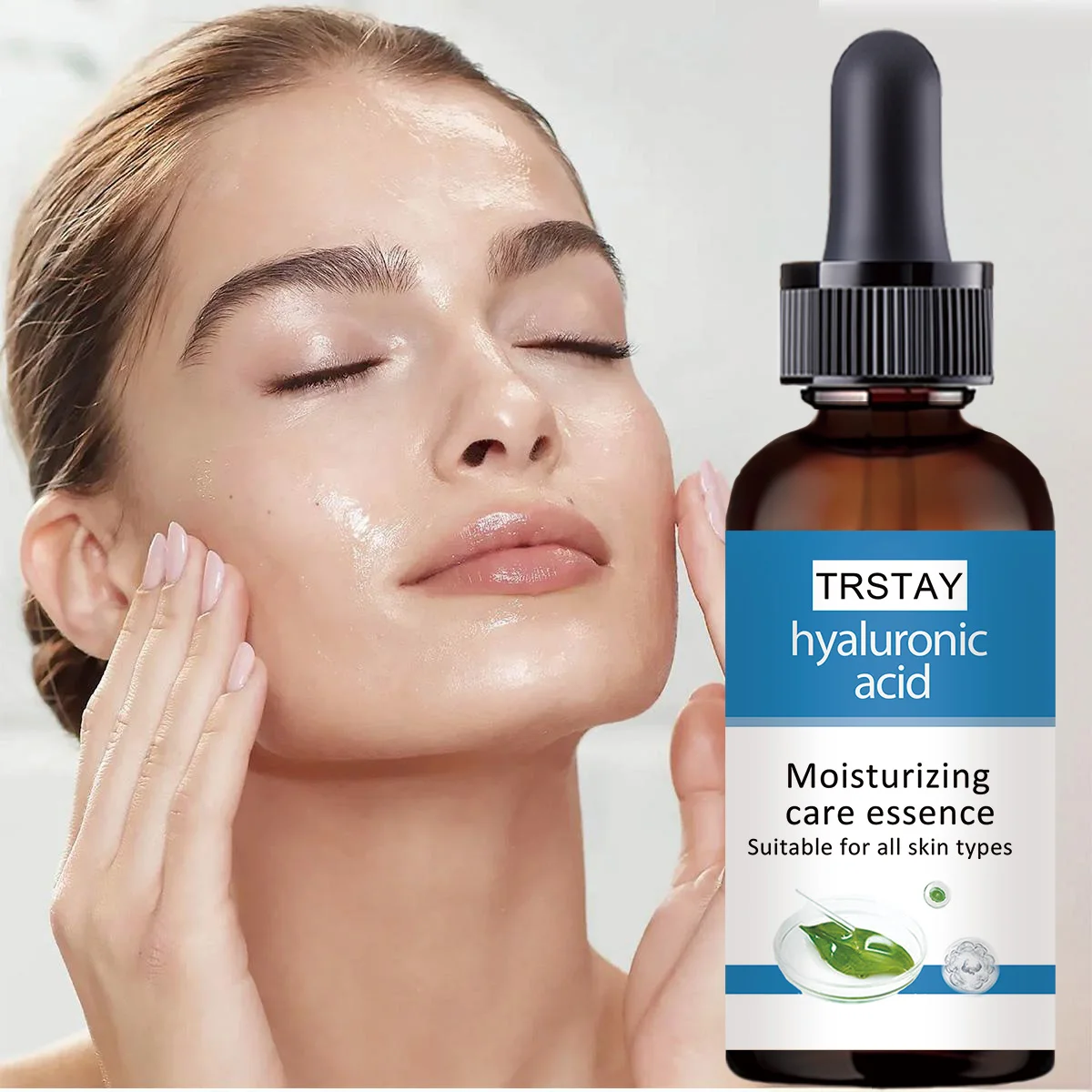 

Skin Brightening essence is a powerful concealer for dark skin and anti-aging. Suitable for DARK Skin Face skincare products