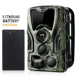 Hc 801a Jachtcamera Met 5000Mah Lithiumbatterij 16mp 1080P Trail Camera Ip65 Fotovallen 0.3S 940nm Wilde Camera