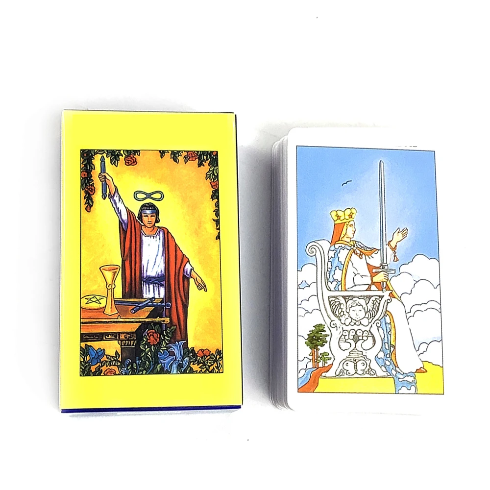 Hot-selling Tarot Cards Spanish English Version Board Game Divination Meditation Deck For Beginners,Halloween and Christmas Gift