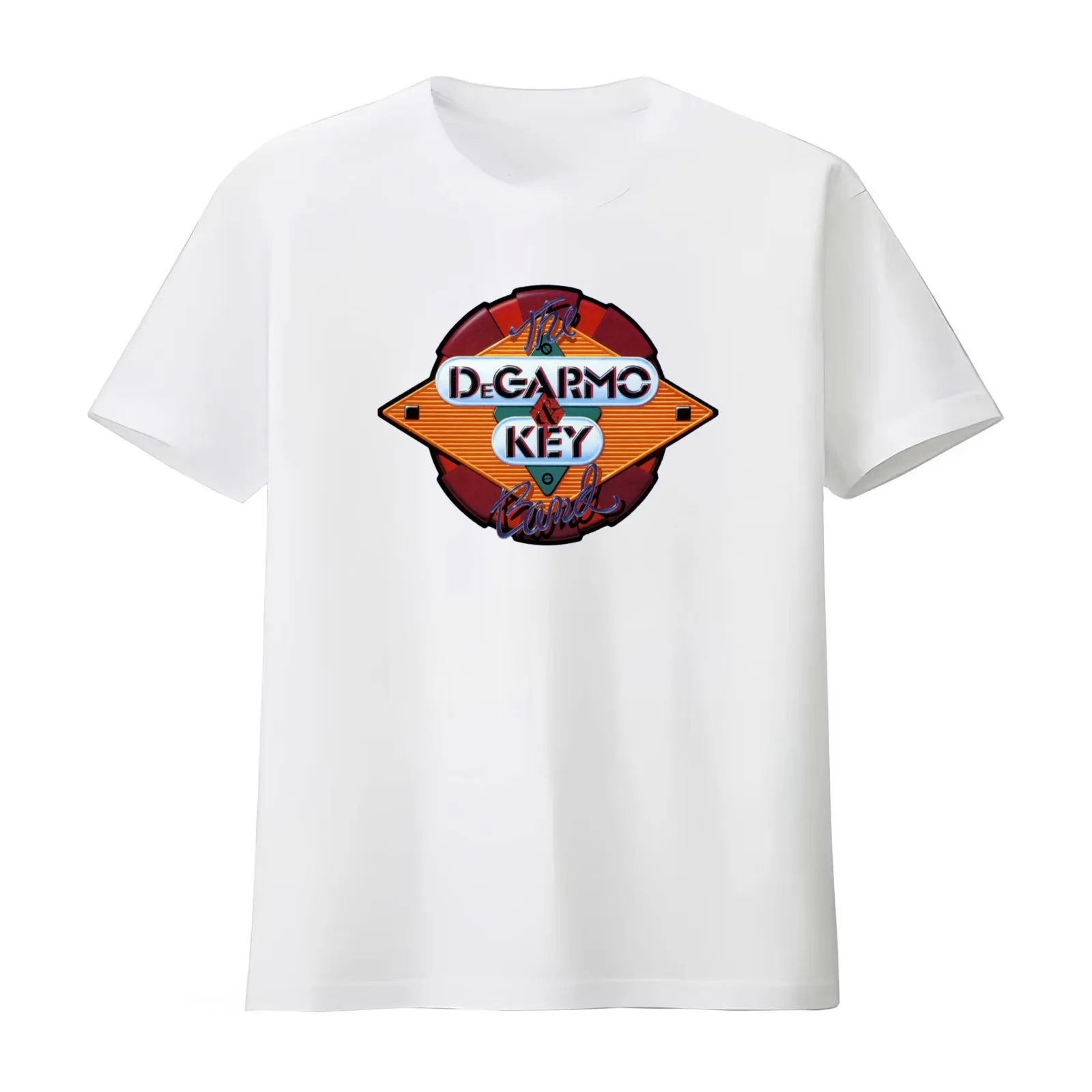 DeGarmo Key  No Turning Back,Live T-Shirt Summer Casual Cotton Tee Oversized Streetwear Tops Vintage Graphic Print