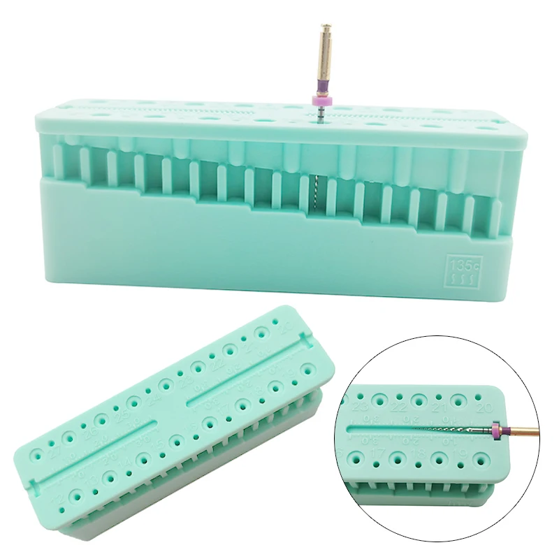 Dental Oral Ruler Equipment Tool Plastic Dental Mini Endo Measuring Endodontic Block Files Dentist Instrument Ruler Products