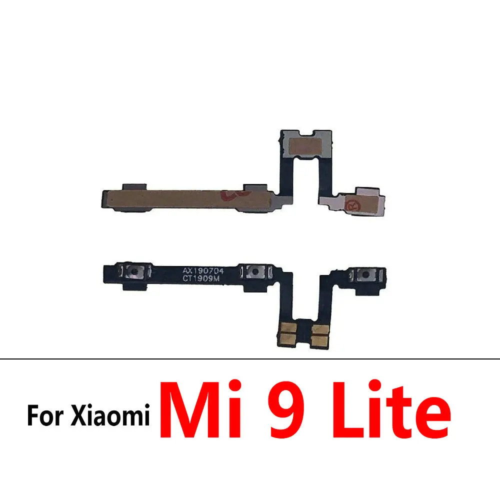 For Xiaomi Mi A1 A2 Lite A3 Mi 9 10 10T 11 Lite Pro Mi Note 10 Pro Poco F1 X3 M3 Power On Off Volume Side Button Key Flex Cable