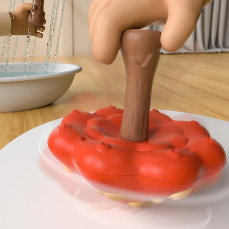 Cartoon Shower head Mushroom Sprinkler Water Spinning Top Multifunctional Toys Ornament Baby Bathroom Bath Toy Water Play Gifts