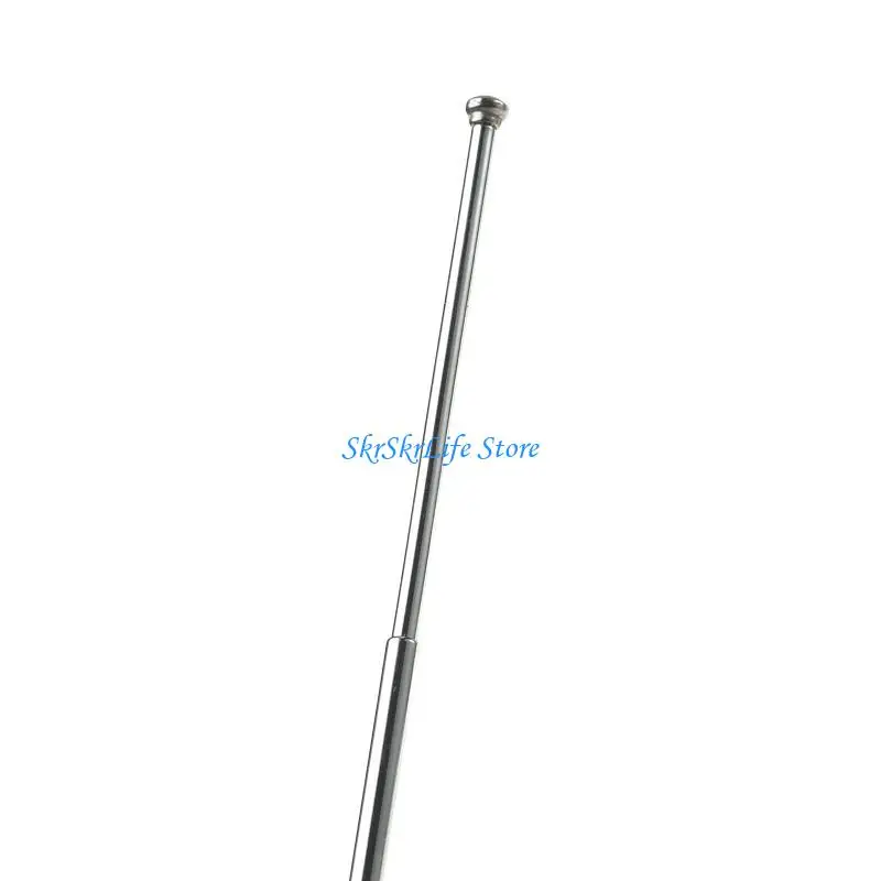 E65E Radio Antenna 5 Section Telescopic Aerial Connector 80mm Length For TV Radio