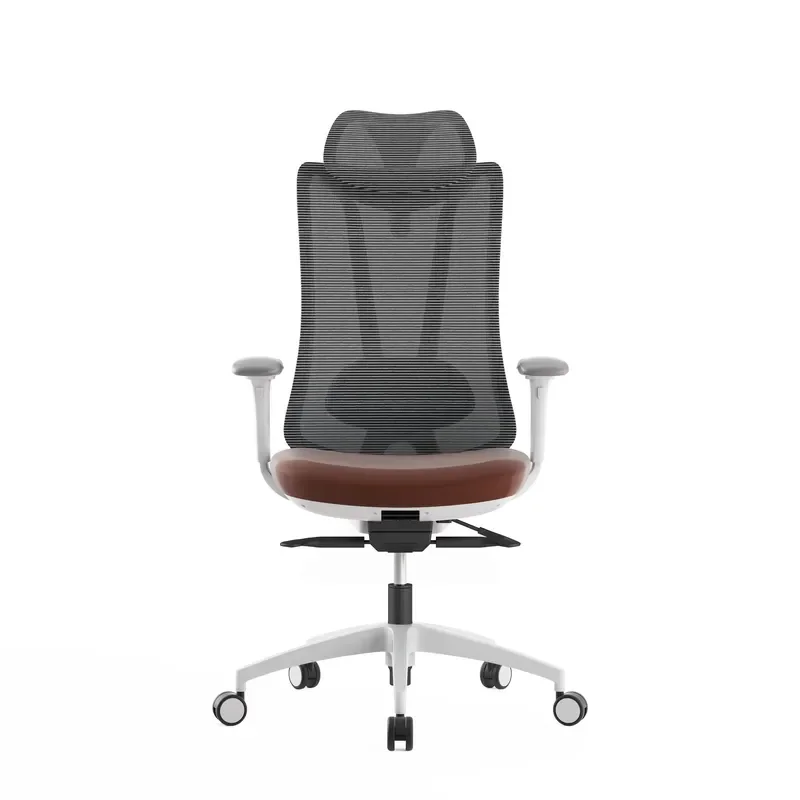 Ergonomic Mesh Office Chair with Adjustable Headrest and Lumbar Support High Back Executive Computer Seat for Home Workspace
