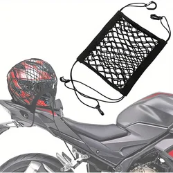 Motorcycle Cargo Net Bike Scooter Mesh Storage Bag Motorcycle Luggage Net Hook Hold Bag Moto Net Mesh