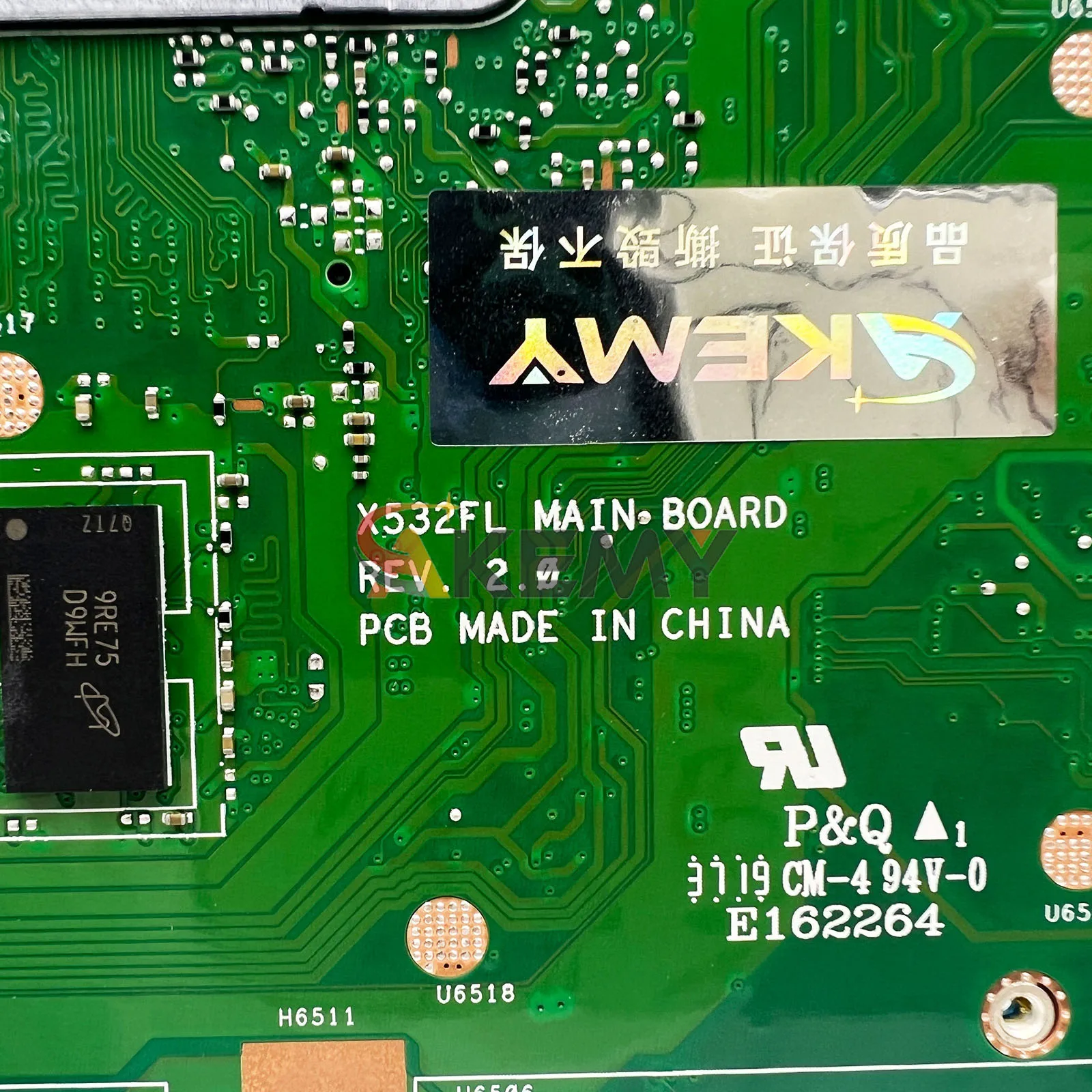 X532FA Laptop Motherboard For ASUS X532FAC V531F X532FL K531F S5500F V532F S531F X532FL X532F K532F S532F Mainboard I3 I5 I7 CPU - Image 6