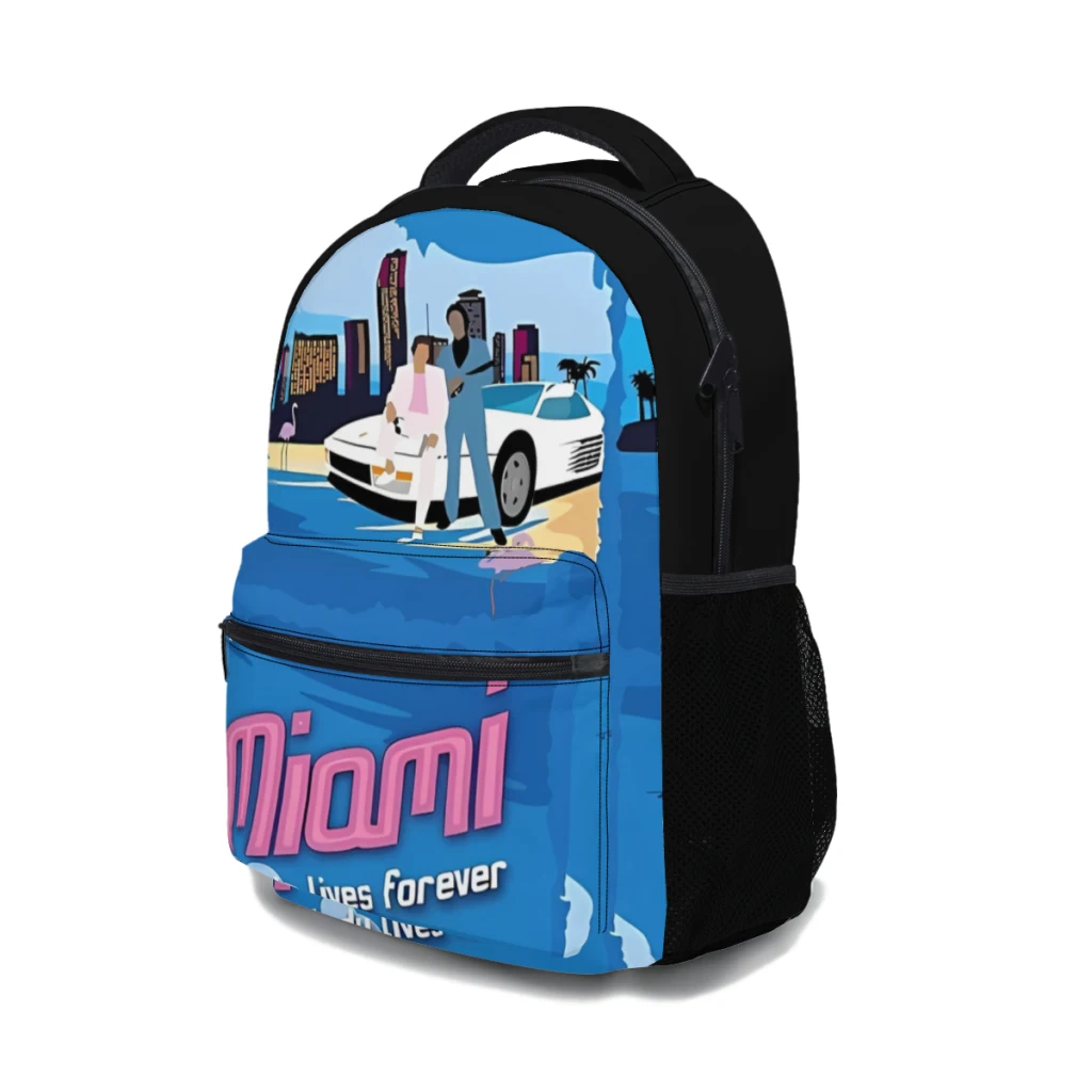 Miami mochila impermeável para meninas, alta capacidade mochilas escolares, nova fêmea, crianças, moda, laptop, 17"  