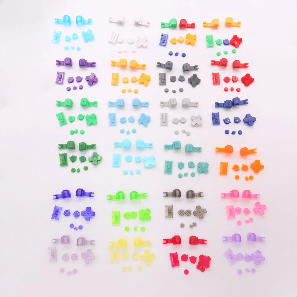 Multi-color  For GameBoy Advance SP GBA SP Buttons SET Full R L A B D-Pad-1 SET