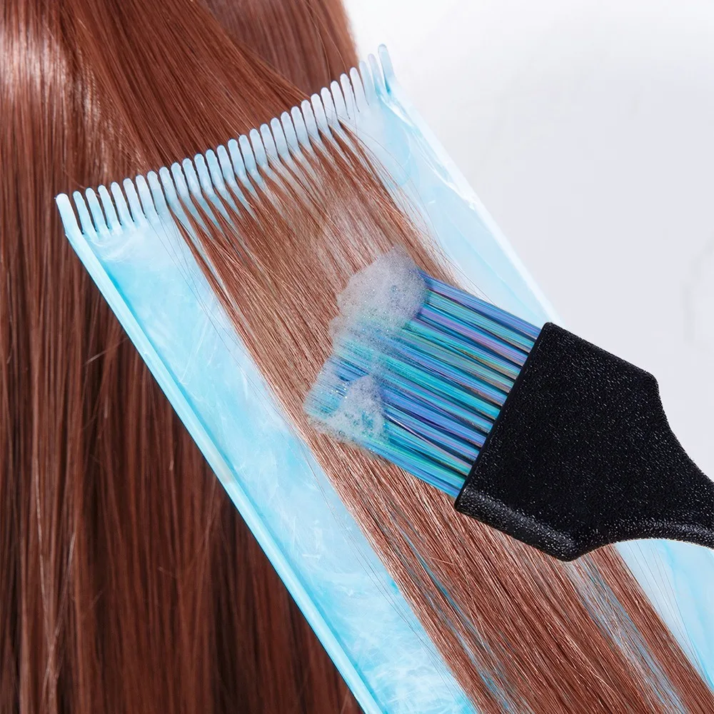 

3/8pcs Professional Hair Styling and Highlight Dyeing Set Hairdressing Tools Ear Protector Hair Dye Brush Mixing Stick